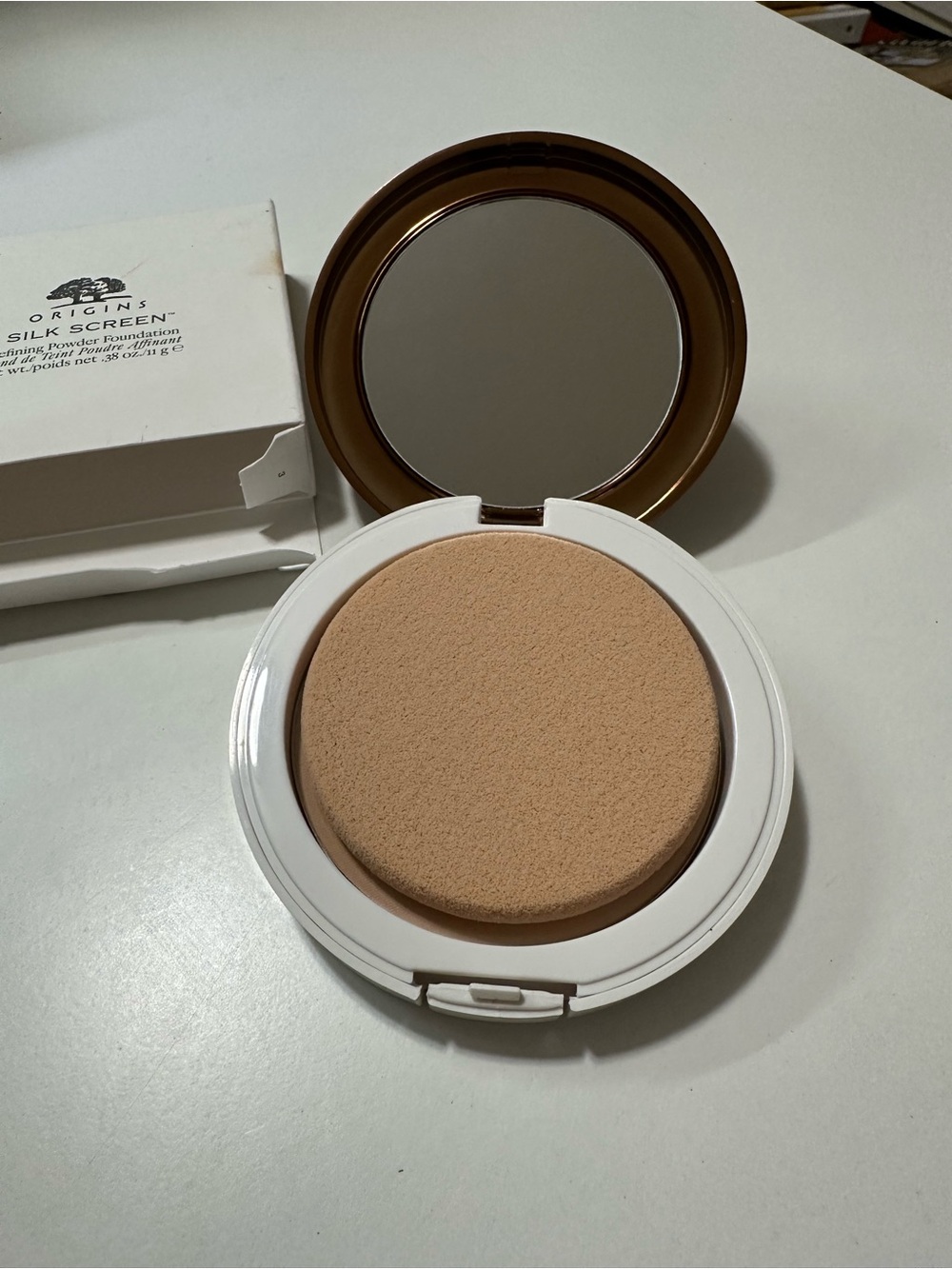 Origins Silk Screen Refining Powder Foundation - 25 Sand - Picture 3 of 4